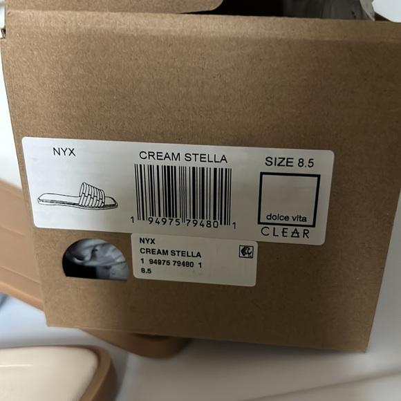 NIB Dolce Vita Sandals - Cream - Size 8.5 - Picture 4 of 4